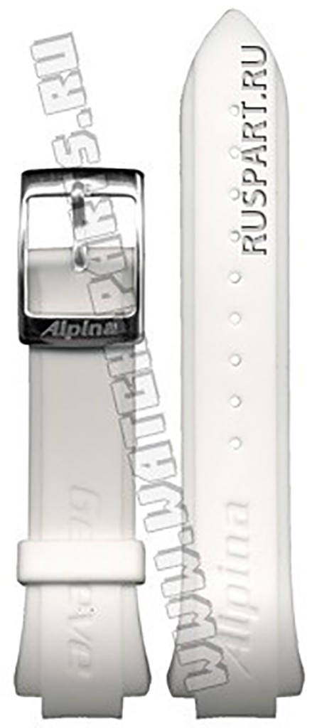 Ремешок наручных часов Alpina Al-3AERUBBERWHITE