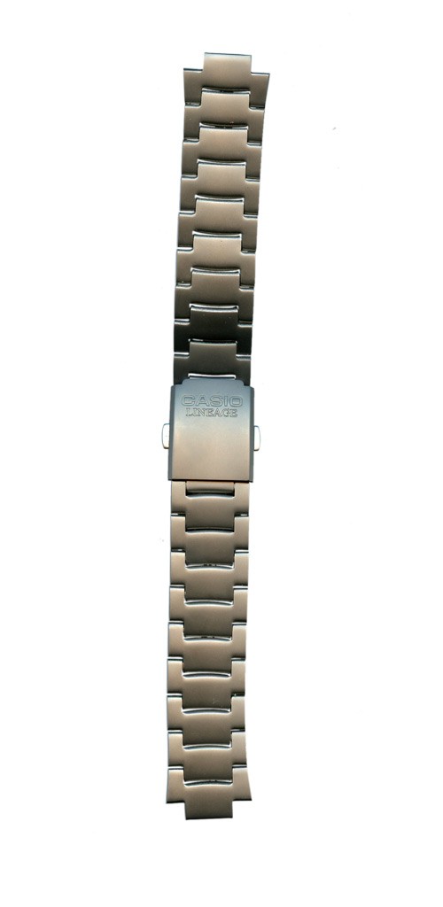 Casio LIN-163-2AV - Серебряный Браслет наручных часов металлический, титановый в интернет-магазине Watchband.ru.