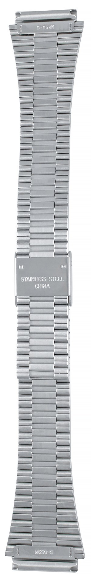 Браслет для часов Casio DB-520A (цвет: Серебряный, материал: Нержавеющая сталь) - купить в интернет-магазине Watchband.ru.