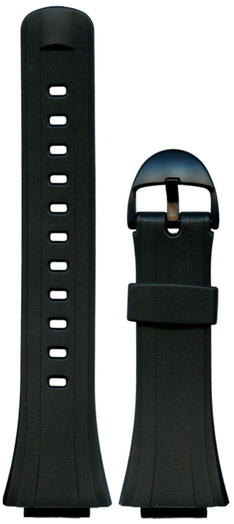 Ремешок для часов Casio DB-E30-1AV (цвет: Черный, материал: Пластик) - купить в интернет-магазине Watchband.ru.