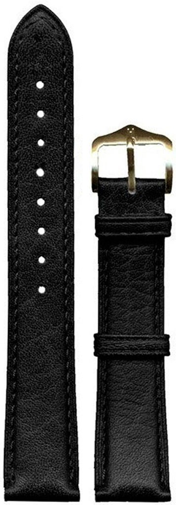 Ремешок для часов Hirsch Camelgrain L (цвет: Черный, материал: Кожа теленка, ширина ремешка: 18мм, ширина у застежки: 16мм, длина: L) - купить в интернет-магазине Watchband.ru.