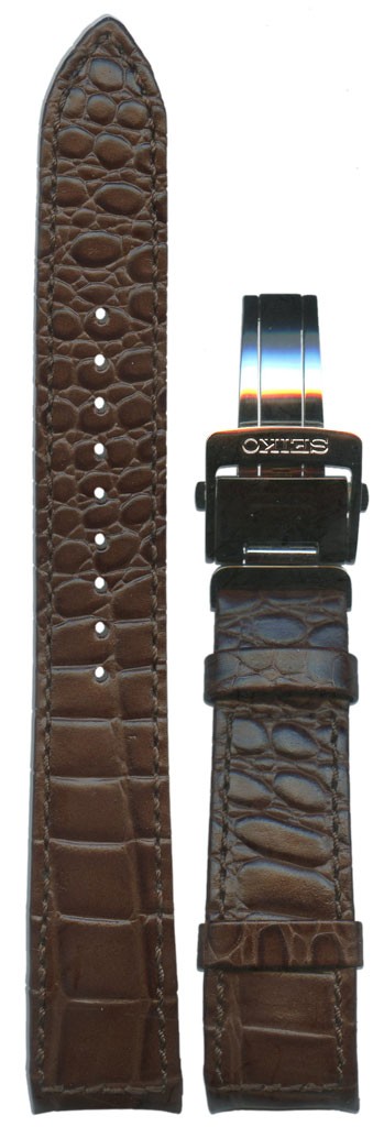 Ремешок наручных часов, кожаный Seiko SNP025P1