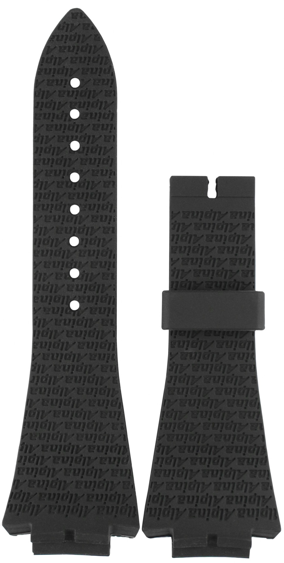 Ремешок для часов Alpina AL-28AVRUBBERBLK (цвет: Черный, материал: Каучук) - купить в интернет-магазине Watchband.ru.
