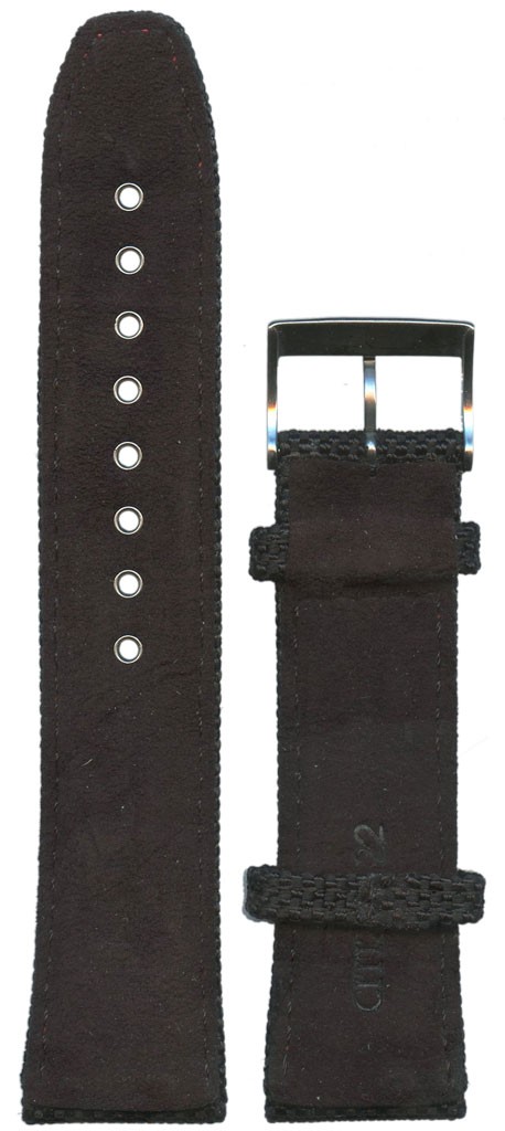Ремешок для часов Citizen 59-S51876 (цвет: Черный, материал: Ткань, ширина ремешка: 23мм, ширина у застежки: 20мм) - купить в интернет-магазине Watchband.ru.