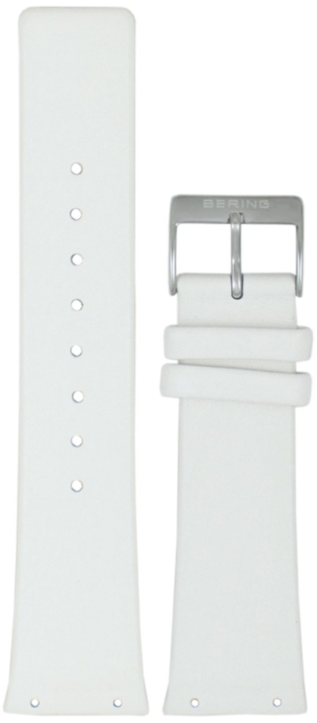 Ремешок для часов Bering 32035-654 (цвет: Белый, материал: Кожа, ширина ремешка: 20мм, длина: 190) - купить в интернет-магазине Watchband.ru.