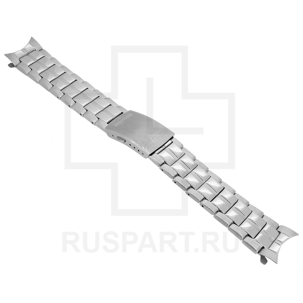 Браслет для часов Casio EFR-547D-1AV (цвет: Серебряный, материал:Нержавеющая сталь, ширина ремешка: 22мм) - купить