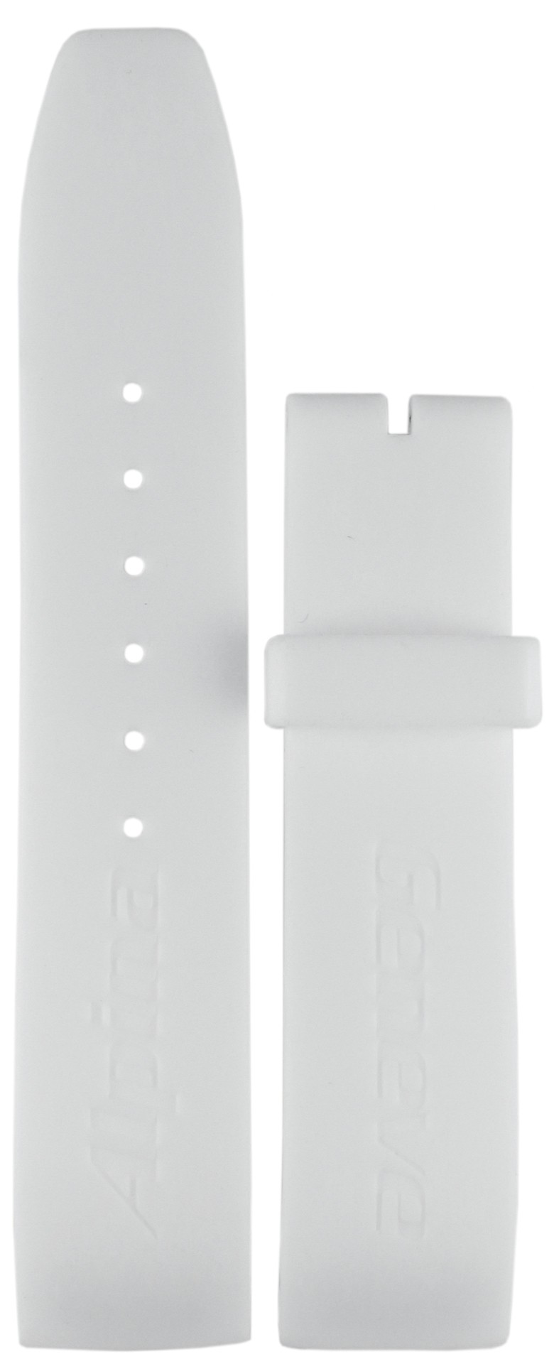 Ремешок для часов Alpina ALR-3VW (цвет: Белый, материал: Каучук) - купить в интернет-магазине Watchband.ru.