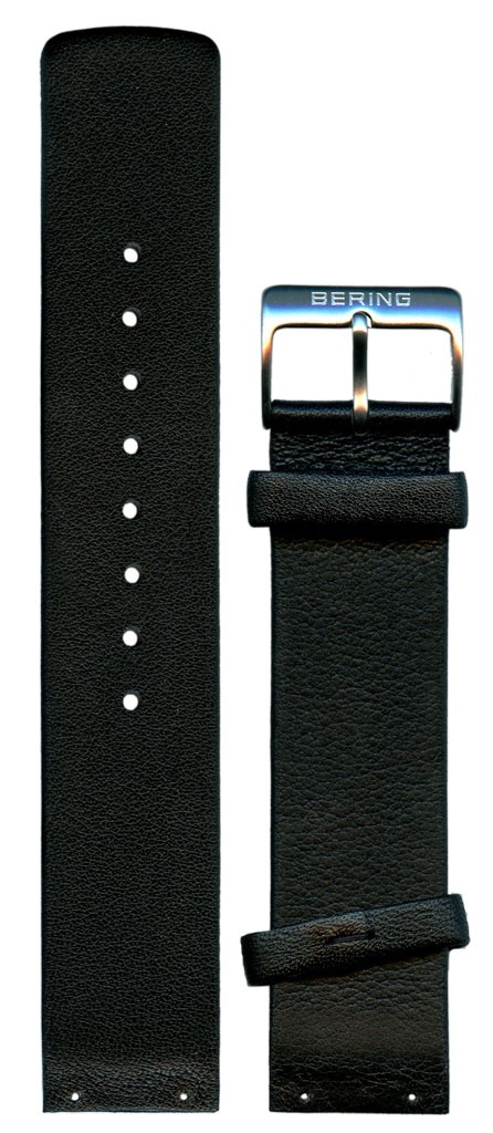 Bering 32834-442 - Черный Ремешок наручных часов, кожаный в интернет-магазине Watchband.ru.